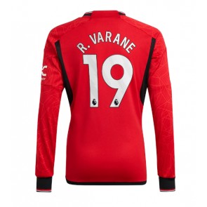 Manchester United Raphael Varane #19 Hjemmebanetrøje 2023-24 Lange ærmer